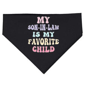 My Son In Law Is My Favorite Child Family Humor RetroGroovy USA-Made Doggie Bandana