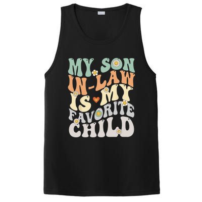 My Son In Law Is My Favorite Child Funny Retro Vintage PosiCharge Competitor Tank