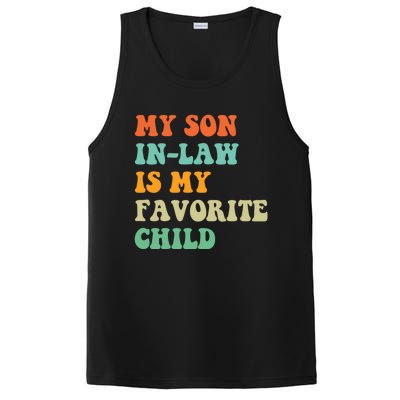 My Son In Law Is My Favorite Child Funny Family Humor Retro PosiCharge Competitor Tank