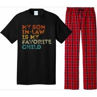 My Son In Law Is My Favorite Child Funny Retro Vintage Pajama Set