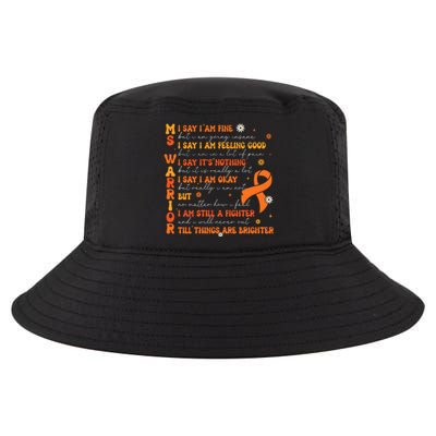 Multiple Sclerosis I Say IM Fine Cool Comfort Performance Bucket Hat