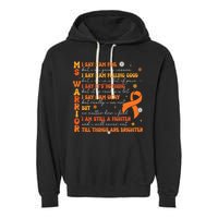 Multiple Sclerosis I Say IM Fine Garment-Dyed Fleece Hoodie