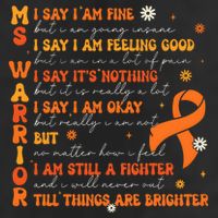 Multiple Sclerosis I Say IM Fine Garment-Dyed Fleece Hoodie