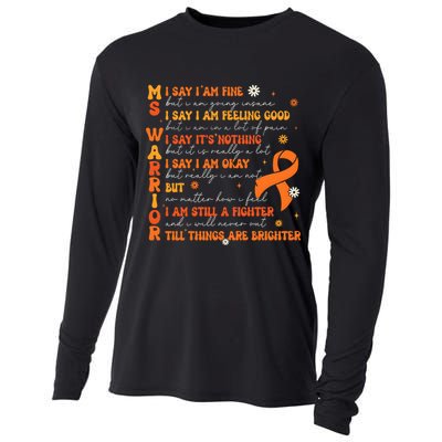 Multiple Sclerosis I Say IM Fine Cooling Performance Long Sleeve Crew