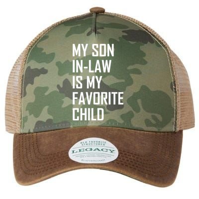 My Son In Law Is My Favorite Funny Family Gift Legacy Tie Dye Trucker Hat