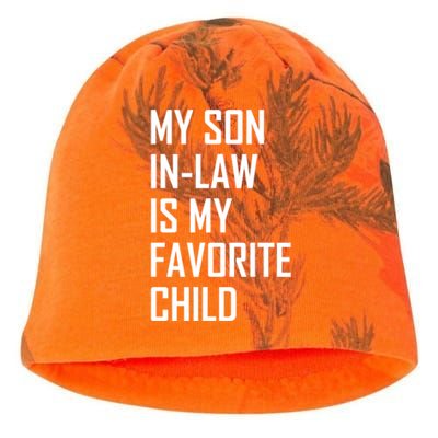 My Son In Law Is My Favorite Funny Family Gift Kati - Camo Knit Beanie