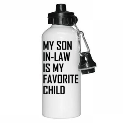 My Son In Law Is My Favorite Funny Family Gift Aluminum Water Bottle