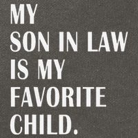 My Son In Law Is My Favorite Child Step Dad & Step Mom Gift Cotton Canvas Backpack