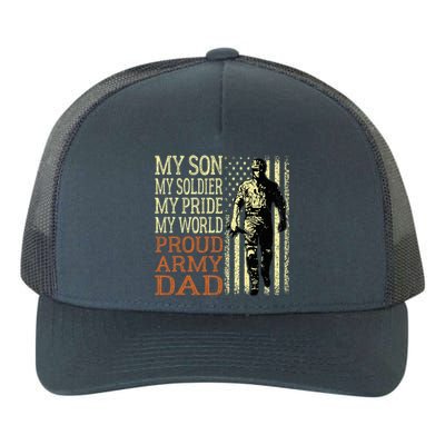 My Son Is A Soldier Hero Proud Army Dad Us Military Father Yupoong Adult 5-Panel Trucker Hat