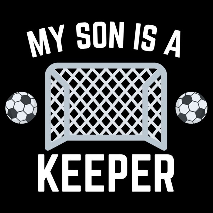My Son Is A Keeper Soccer Goalie Player Parents Mom Dad Gift Cooling Performance Crew T-Shirt