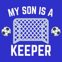My Son Is A Keeper Soccer Goalie Player Parents Mom Dad Gift Zip Tote Bag