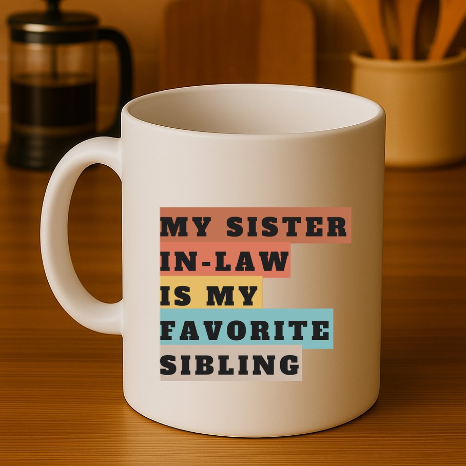 My Sister Inlaw Is My Favorite Sibling Mug