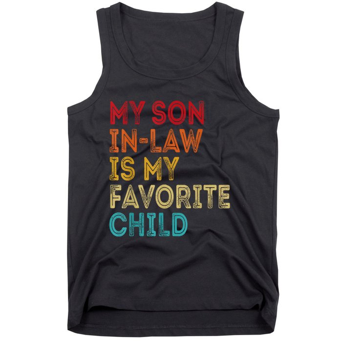 My Son In Law Is My Favorite Child Retro Tank Top