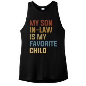 My Son In Law Is My Favorite Child Ladies PosiCharge Tri-Blend Wicking Tank