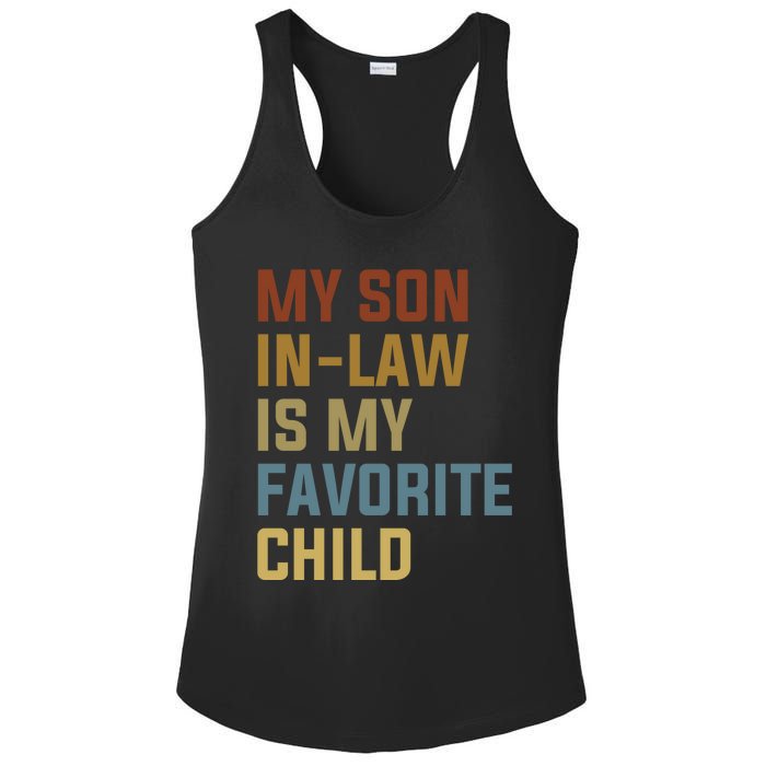 My Son In Law Is My Favorite Child Ladies PosiCharge Competitor Racerback Tank