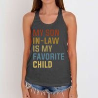 My Son In Law Is My Favorite Child Women's Knotted Racerback Tank