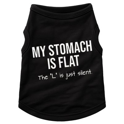 My Stomach Is Flat Doggie Tank