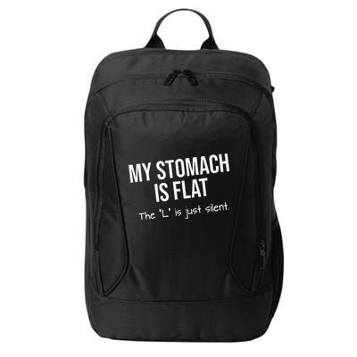 My Stomach Is Flat City Backpack