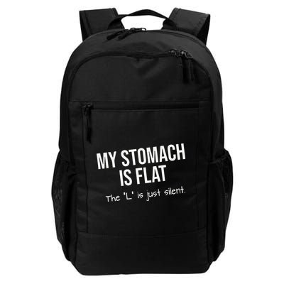 My Stomach Is Flat Backpack