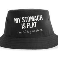 My Stomach Is Flat Sustainable Bucket Hat