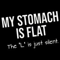 My Stomach Is Flat Visor