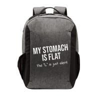 My Stomach Is Flat Vector Backpack