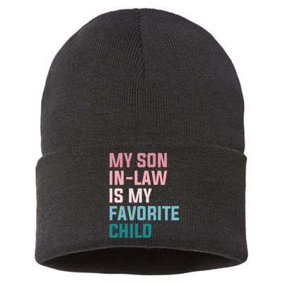 My Son In Law Is My Favorite Child Sustainable Knit Beanie