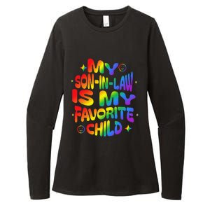 My Soninlaw Is My Favorite Child Family Humor Dad Mom Lgbt Womens CVC Long Sleeve Shirt