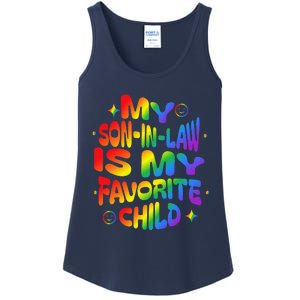 My Soninlaw Is My Favorite Child Family Humor Dad Mom Lgbt Ladies Essential Tank