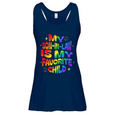 My Soninlaw Is My Favorite Child Family Humor Dad Mom Lgbt Ladies Essential Flowy Tank