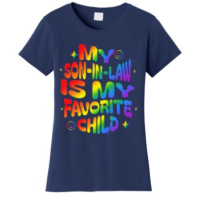 My Soninlaw Is My Favorite Child Family Humor Dad Mom Lgbt Women's T-Shirt