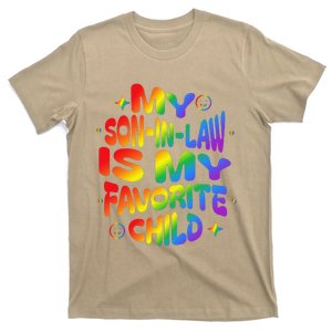 My Soninlaw Is My Favorite Child Family Humor Dad Mom Lgbt T-Shirt