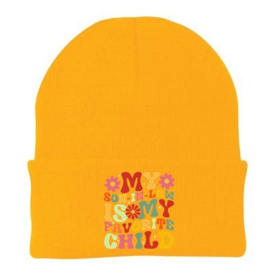 My Son In Law Is My Favorite Child Funny Replaced Daughter Knit Cap Winter Beanie