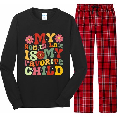 My Son In Law Is My Favorite Child Funny Replaced Daughter Long Sleeve Pajama Set