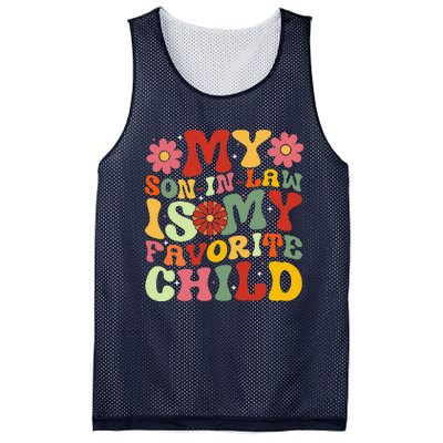 My Son In Law Is My Favorite Child Funny Replaced Daughter Mesh Reversible Basketball Jersey Tank