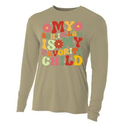 My Son In Law Is My Favorite Child Funny Replaced Daughter Cooling Performance Long Sleeve Crew