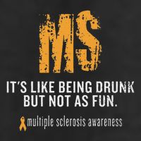 Multiple Sclerosis ItS Like Being Drunk But Not As Fun Cool Comfort Performance Bucket Hat