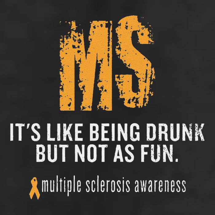 Multiple Sclerosis ItS Like Being Drunk But Not As Fun Cool Comfort Performance Bucket Hat