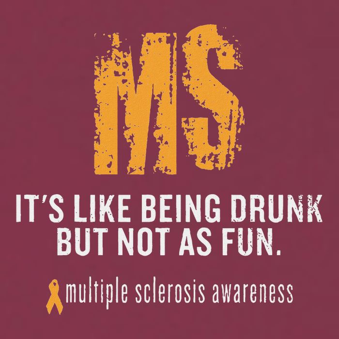 Multiple Sclerosis ItS Like Being Drunk But Not As Fun 16oz Travel Tumbler