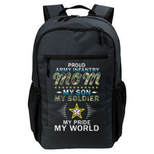 My Son Is A Soldier Hero Proud Army Infantry Mom Gift Daily Commute Backpack