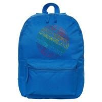 Mandala Symbol In Rainbow Colors 16 in Basic Backpack