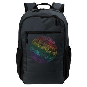 Mandala Symbol In Rainbow Colors Daily Commute Backpack