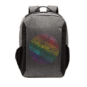 Mandala Symbol In Rainbow Colors Vector Backpack