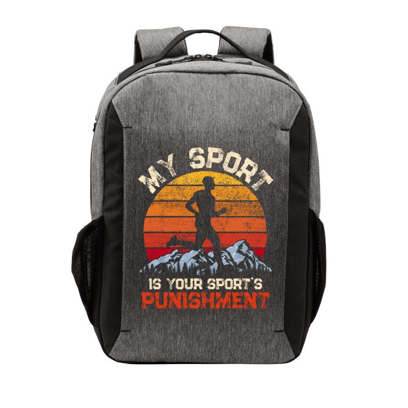 My Sports Is Your Sports Punishment Vintage Runners Athlete Vector Backpack