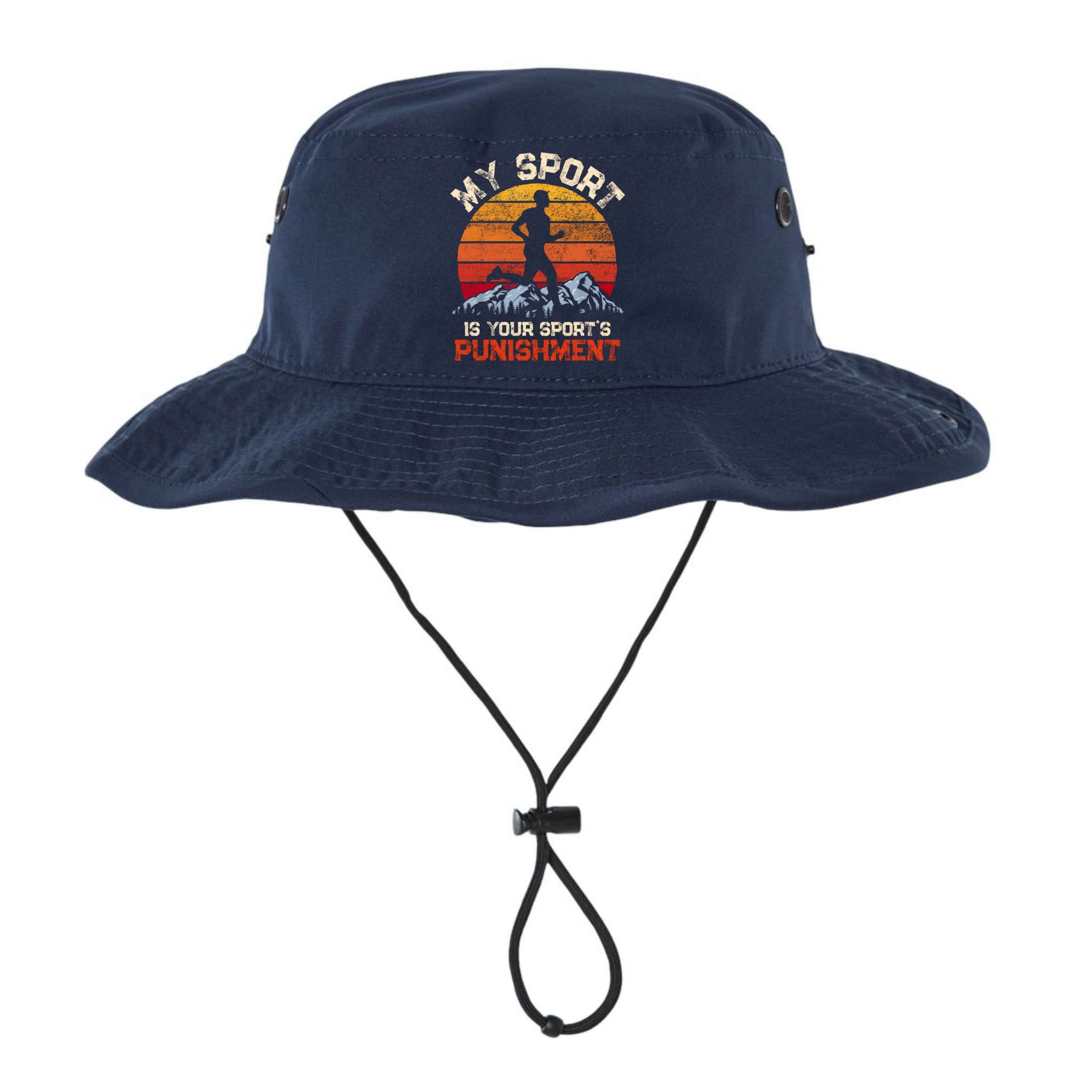 My Sports Is Your Sports Punishment Vintage Runners Athlete Bucket Hat