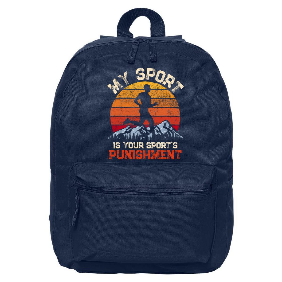 My Sports Is Your Sports Punishment Vintage Runners Athlete 16 in Basic Backpack
