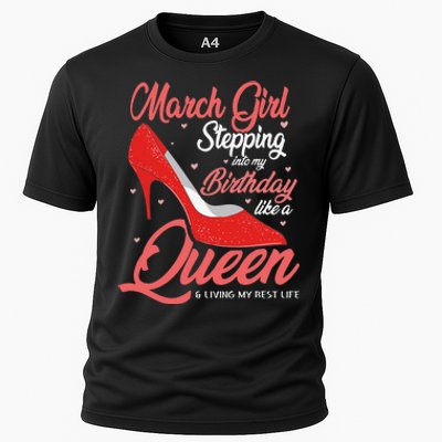 March Stepping into my birthday like a Queen Living Cooling Performance Crew T-Shirt