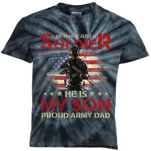 My Son Is A Soldier Proud Army Dad Military Kids Tie-Dye T-Shirt