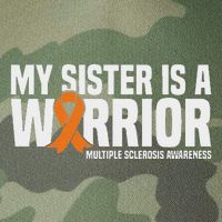 My Sister Is A Warrior Ms Multiple Sclerosis Awareness Legacy Tie Dye Trucker Hat