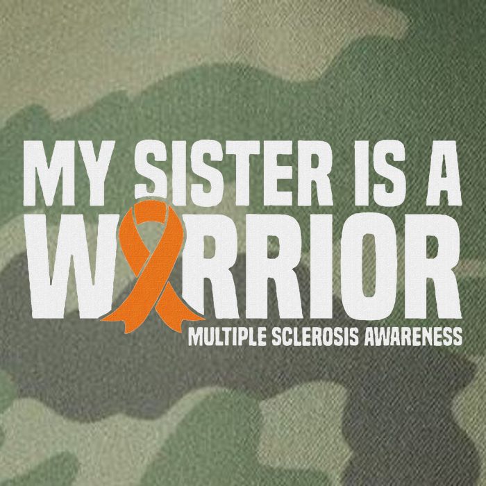 My Sister Is A Warrior Ms Multiple Sclerosis Awareness Legacy Tie Dye Trucker Hat